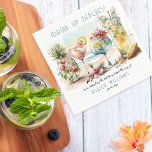 Beach Tropical ThFAKEFS Bachelorette Party Pappersservett<br><div class="desc">Vilket bättre sätt att fira med familj och vänner än ett oceanside "Cocktail Party" för att hedra minnet av ditt Bachelorette Party som kallas "den sista flingan före ring". Alla kommer att bli avslappnade och bekväma på den tropiska stranden firande.</div>