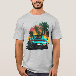 Beach Turcos Turbo Sports Car Tonåring Guy Tävling T Shirt