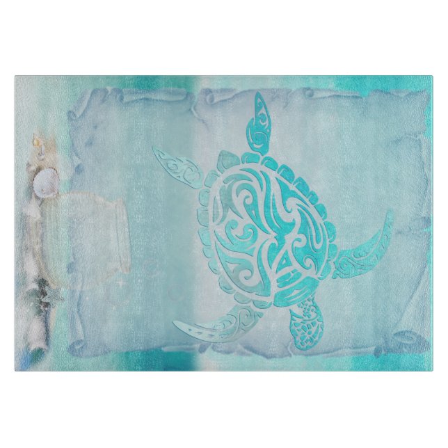 Beach Turtle Watercolor Art Art (Framsidan)