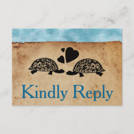 Beach Turtle Whimsical OSA and Entree Choice Kort