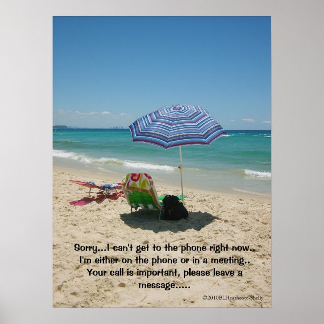 Beach Umberella poster (Framsidan)