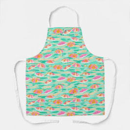 Beach Umbrella Apron | Gift for Beach Älskare Chef