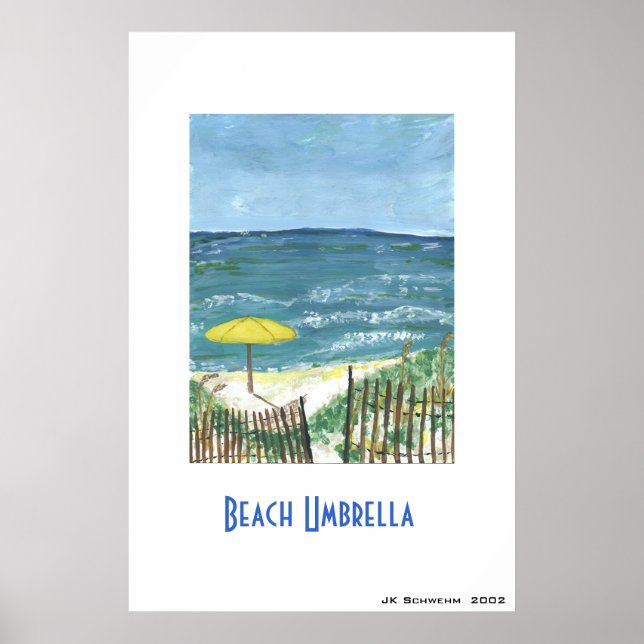 Beach Umbrella Poster (Framsidan)