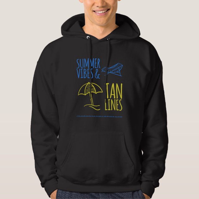Beach Umbrella Vacation  Sand Tees Hoodie (Framsida)