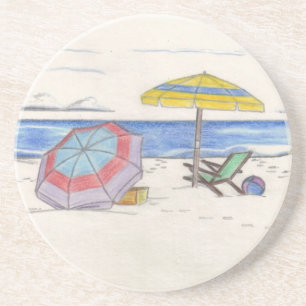 BEACH UMBRELLAS underlägg Sandsten