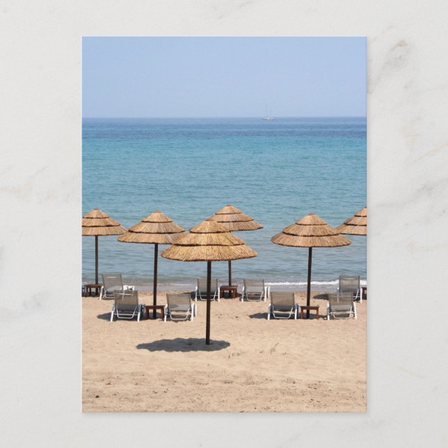 Beach Umbrellas Vykort (Framsida)