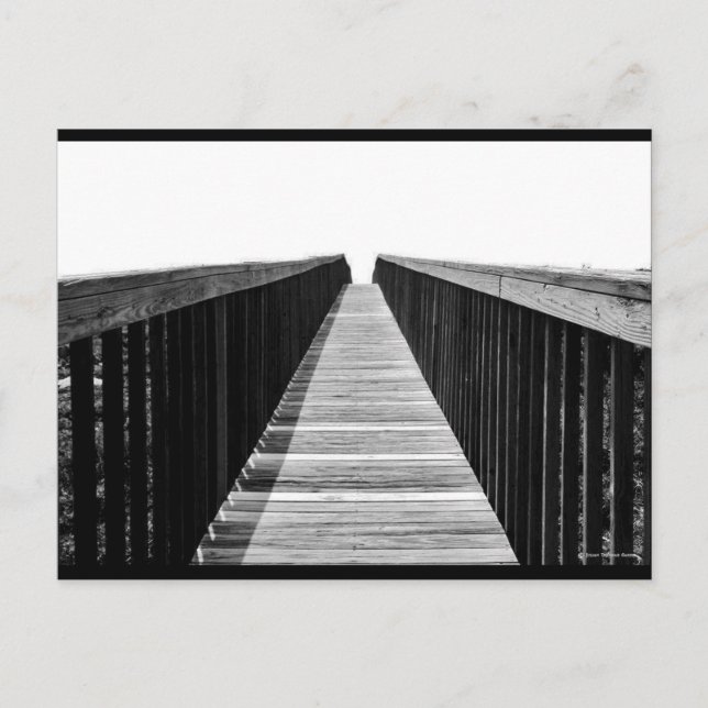 "Beach Väg" JTG Art-vykort Vykort (Framsida)