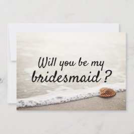 Beach Vågar Bröllop Bridesmaid Inbjudningar