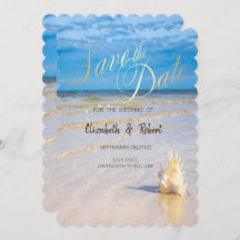 Beach Vågar Seashell Datum