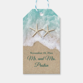 Beach Vågar & Starfish Presentetikett