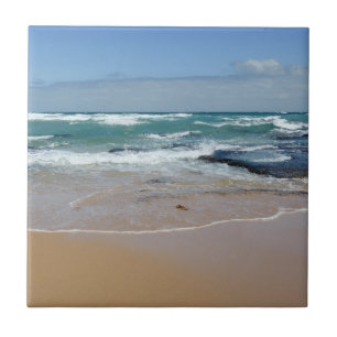 Beach Vågar Tile Kakelplatta