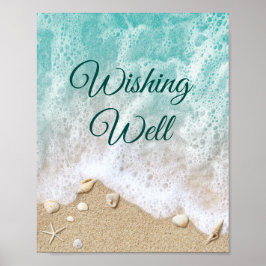 Beach Vågar Wishing well Poster