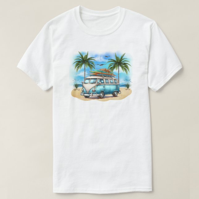Beach Van T-Shirt (Design framsida)