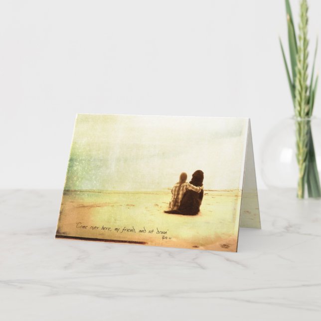 Beach-vänner Kort (Framsida)