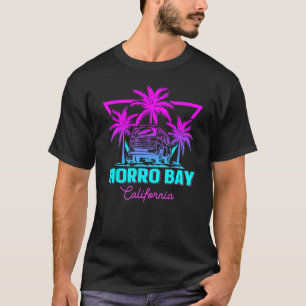 Beach Vaporwave Vacation Souvenir Morro Bay T Shirt