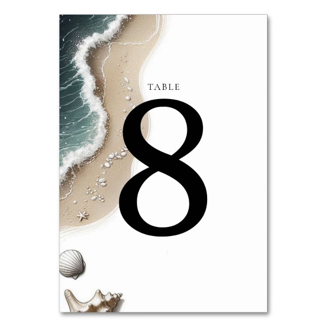 Beach Vibe Bordsnummer (Framsidan)