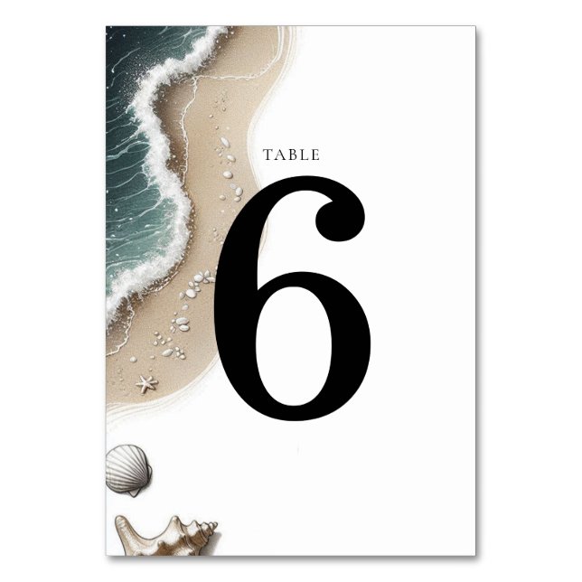 Beach Vibe Bordsnummer (Framsidan)
