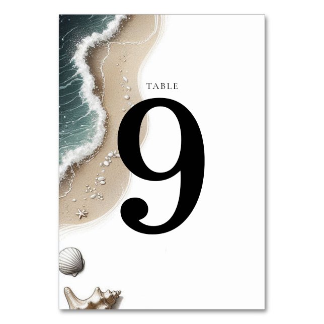 Beach Vibe Bordsnummer (Framsidan)