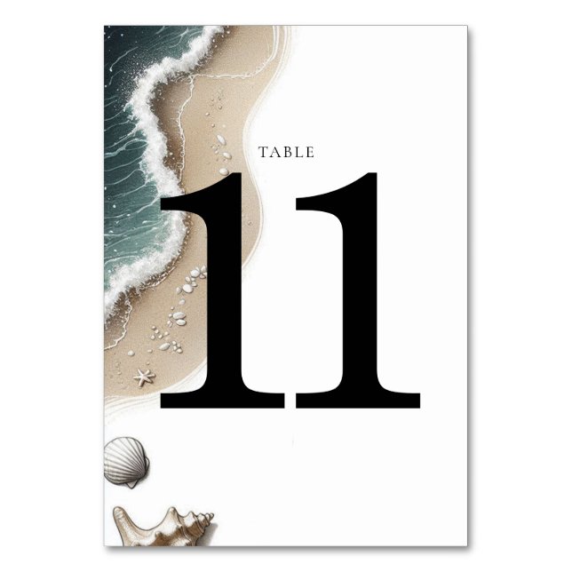 Beach Vibe Bordsnummer (Framsidan)