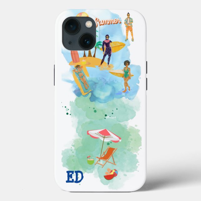 BEACH VIBE Fodral-Mate iphone case (Baksida)