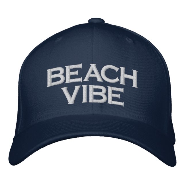 Beach vibe Sjö Life Broderad Keps (Framsida)