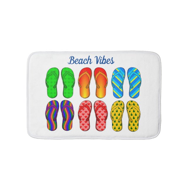 Beach Vibes Bath Mat Badrumsmatta (Framsidan)