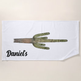Beach Vibes Cactus Beach Towel