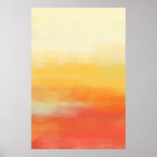 "Beach Vibes" Coola Färg Abstrakt Art Poster