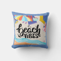 Beach Vibes Dekorativ kudde av Sommer Hamilton