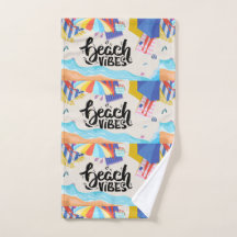 Beach Vibes Hand Towels av Sommer Hamilton