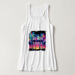 Beach Vibes Linne Med Racerback