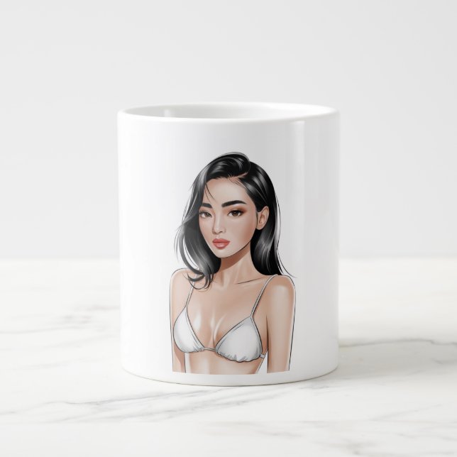 Beach Vibes Mugg Jumbo Mugg (Framsidan)