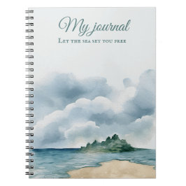 Beach Vibes Notebook | Coastal Journal Anteckningsbok