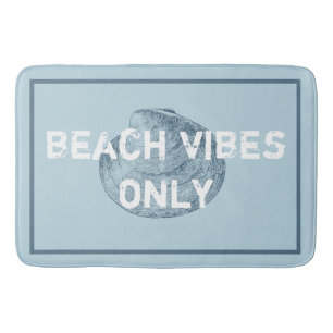 Beach Vibes Only Distress-teckensnitt Badrumsmatta