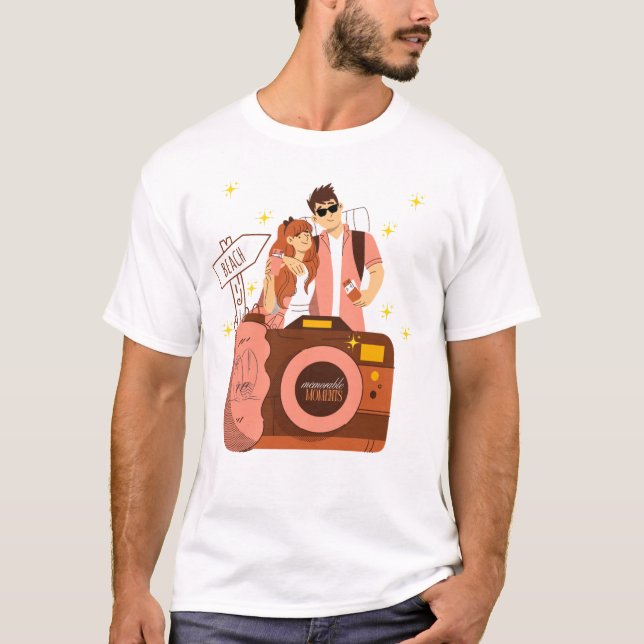 Beach Vibes par Goals T Shirt (Framsida)