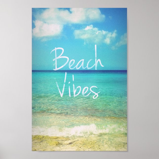 Beach vibes poster (Framsidan)