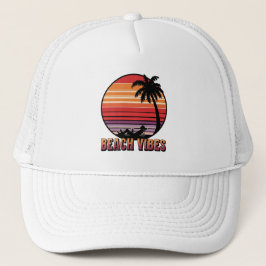 Beach Vibes - Retro Sunset Keps