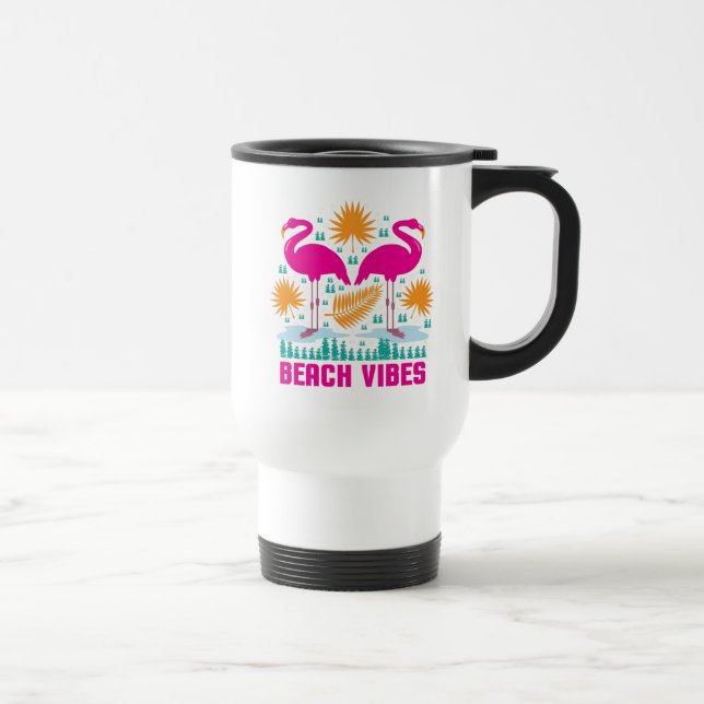 Beach Vibes Rosa Flamingos-19501 Resemugg (Höger)