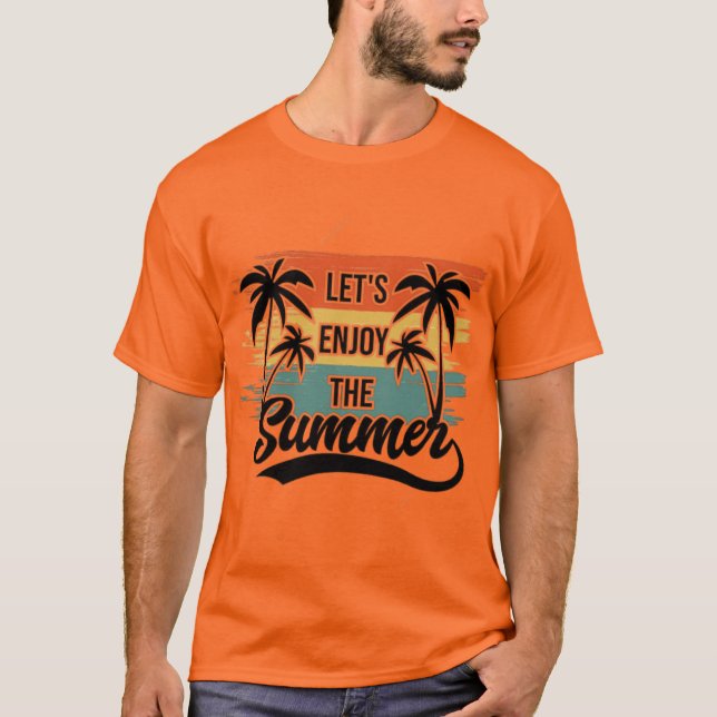 Beach Vibes Summer Graphic Tee (Framsida)
