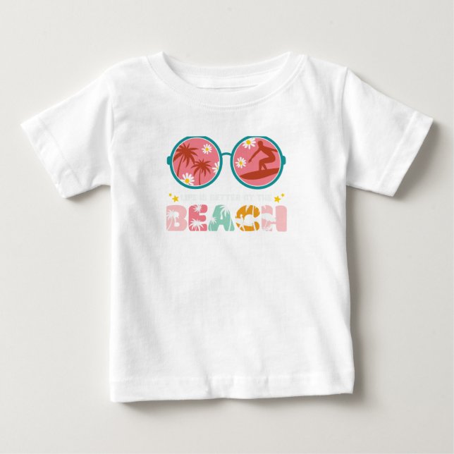 Beach Vibes T Shirt (Framsida)