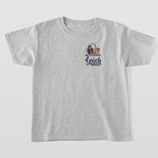 Beach Vibes T Shirt (Laydown)