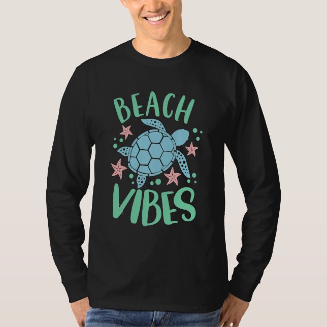 Beach Vibes T Shirt (Framsida)