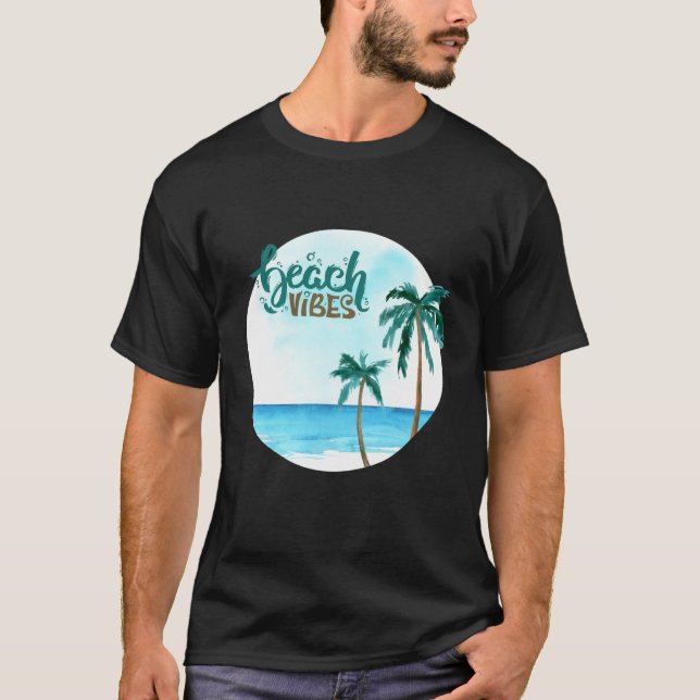 Beach Vibes T Shirt (Framsida)
