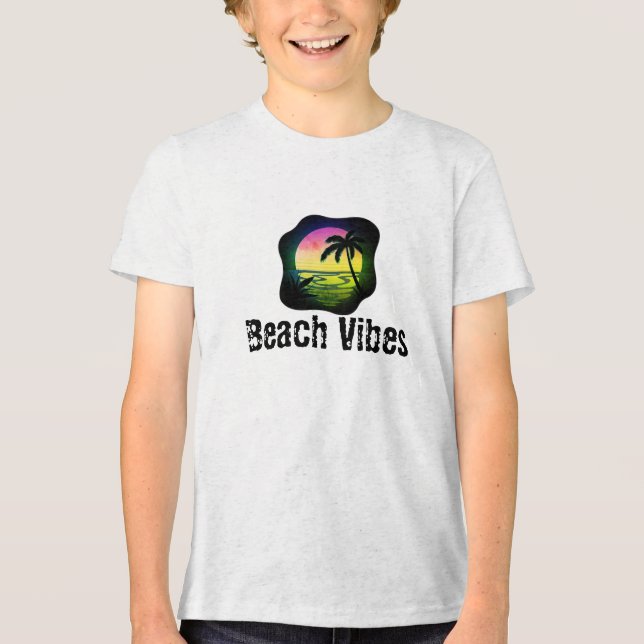 Beach Vibes T Shirt (Framsida)