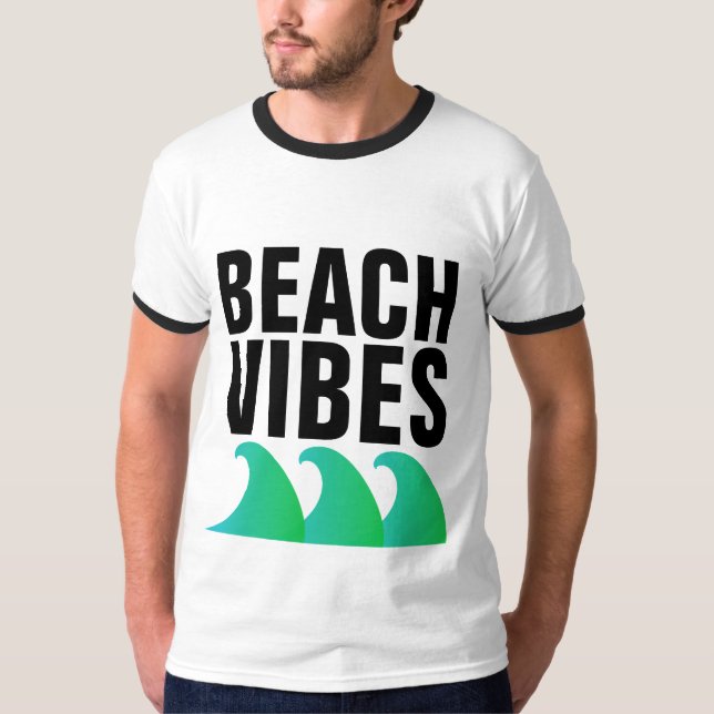 BEACH VIBES T-Shirts (Framsida)