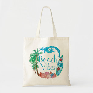 Beach Vibes Tote Bag Tygkasse