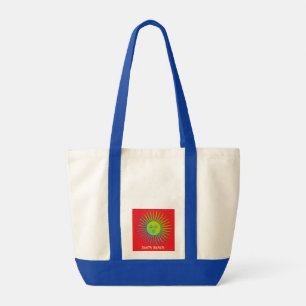 Beach Vibes Tote med Logotypen Anpassat namn och S Tygkasse