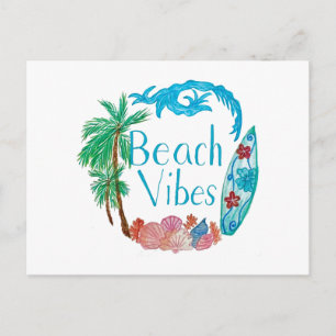 Beach Vibes vykort