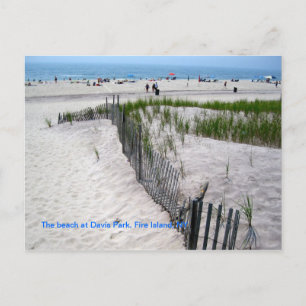 Beach vid Davis Park Vykort
