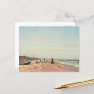 Beach vid Long Gren, New jersey Vykort